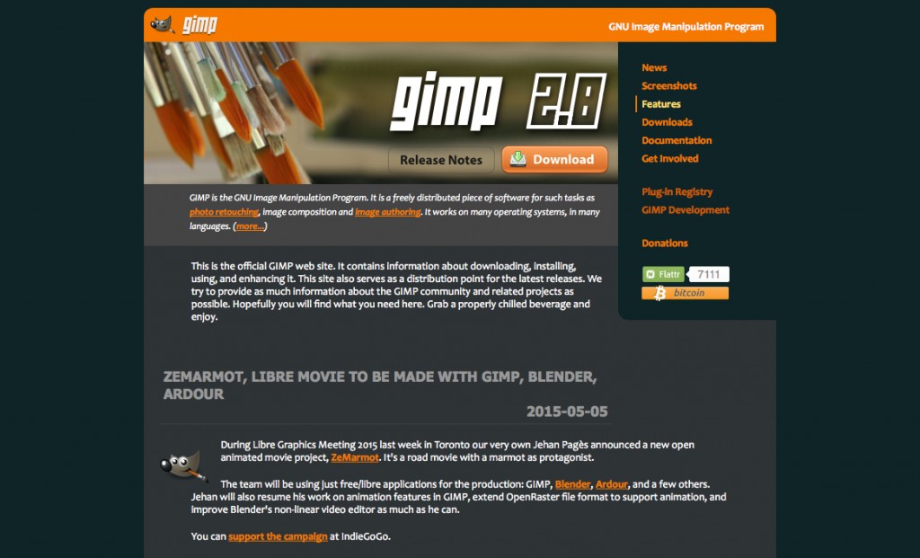 GIMP - The GNU Image Manipulation Program