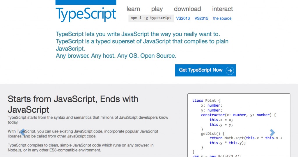 Welcome to TypeScript