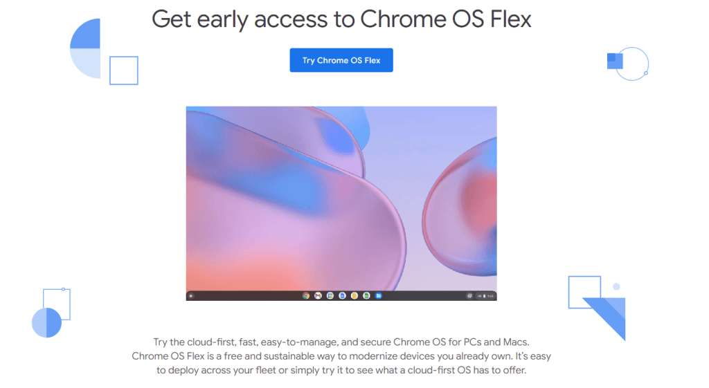 Chrome OS Flexをデスクトップにインストールしてみた