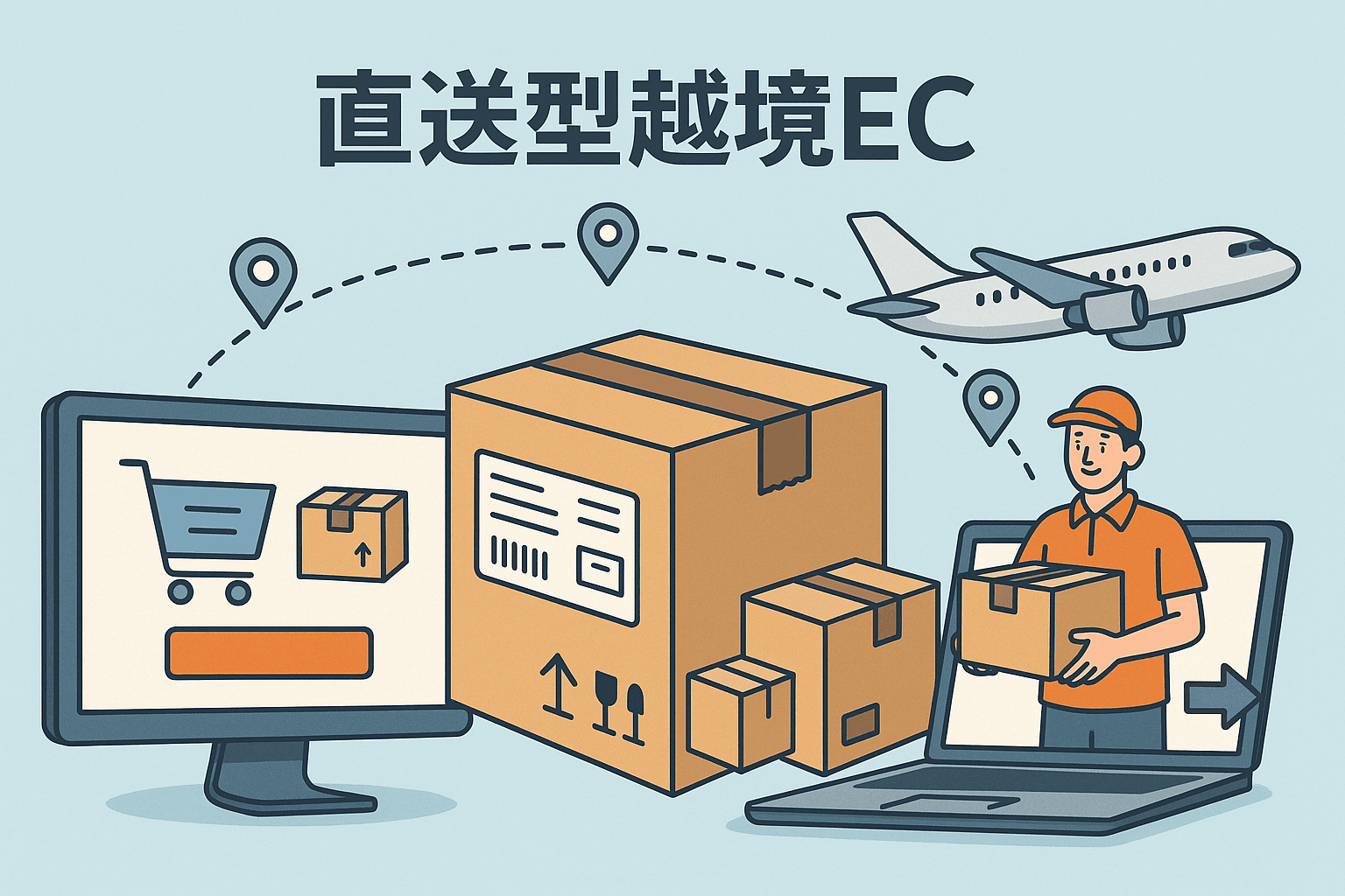 直送型の越境ECは有利？