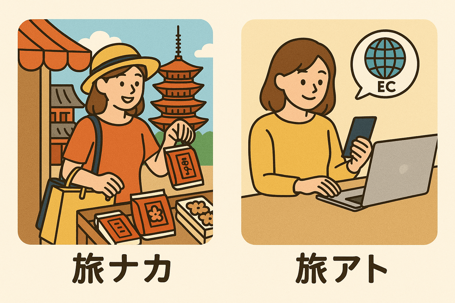 インバウンドと越境ECの関係
